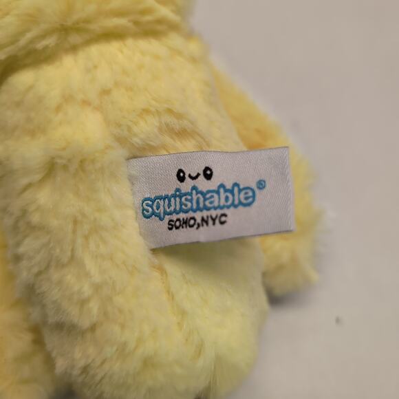 Squishable Peeled Banana Plush Smiling Face Stuffed Toy Beanbag - Picture 8 of 9